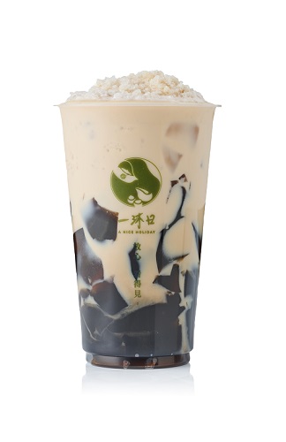 Grass Jelly Milk Tea 仙草奶茶